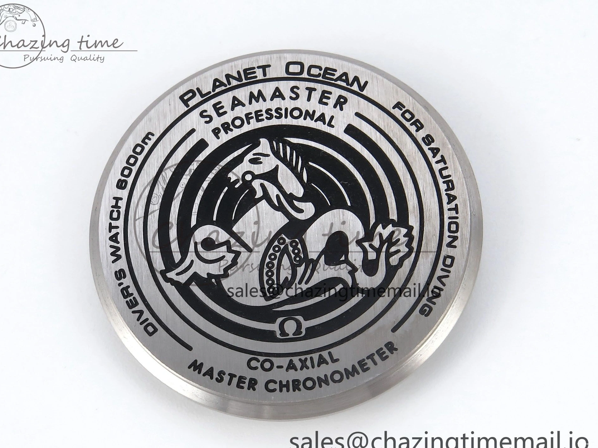 0408 Seamaster 6000M Ultra Deep SS VRF 1:1 Best Edition Gray Dial Orange Bezel on SS Bracelet A8912 Super Clone NewStyle 7687